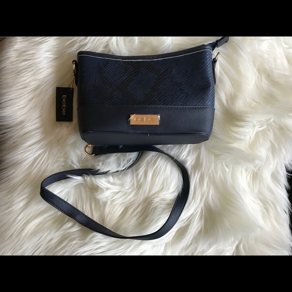 BEBE SNAKE PRINT CROSSBODY - Picture 6 of 8